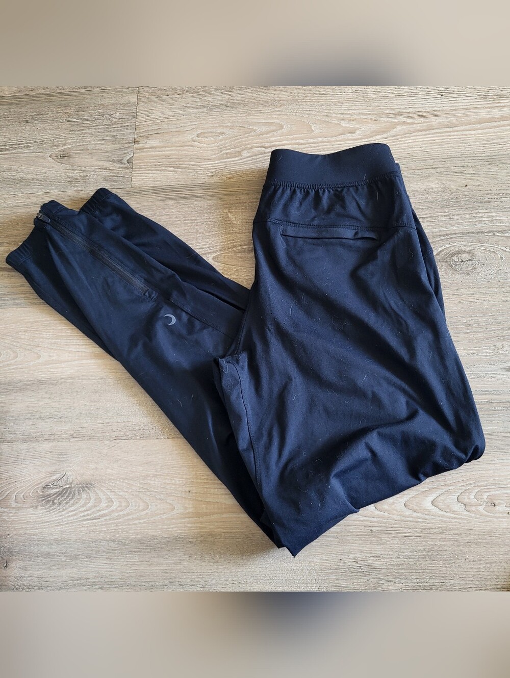 ZYIA Active Black Zip-Ankle Trainer Joggers – Size Small (Peak Zipper?) - Picture 3 of 4